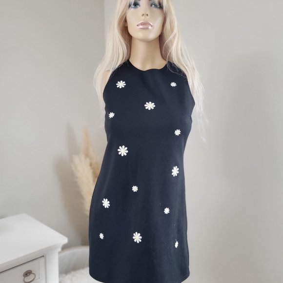 Vintage 579 brand daisy shift dress mod retro 60s style - Picture 6 of 8